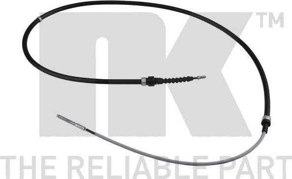 Трос ручника (тросик ручного тормоза) NK. Артикул 904783