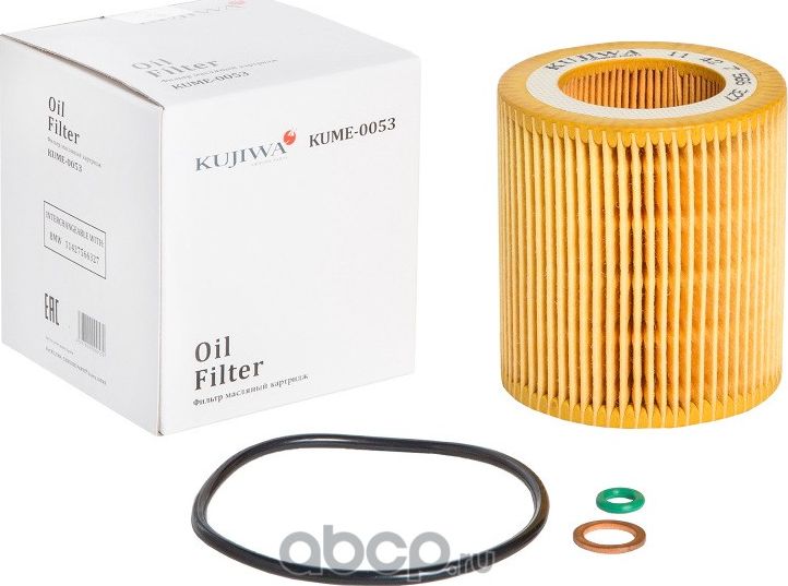 Фильтр масляный картридж KUME0053 KUJIWA 114275663 Kujiwa. Артикул KUME0053