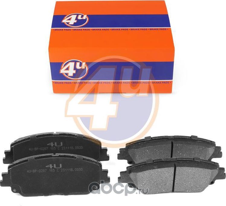 КОЛОДКИ ПЕР TOYOTA C-HR (_X1_) CAMRY (_V7_, _VA7_, _VH7_) ES (_Z10_, _A10_, _H10 (4U). Артикул 4UBP0287