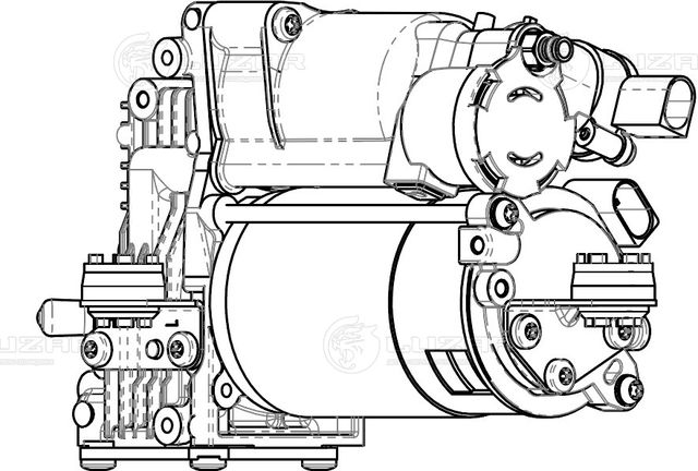 Компрессор пневмоподвески Luzar. Артикул LAS 1503