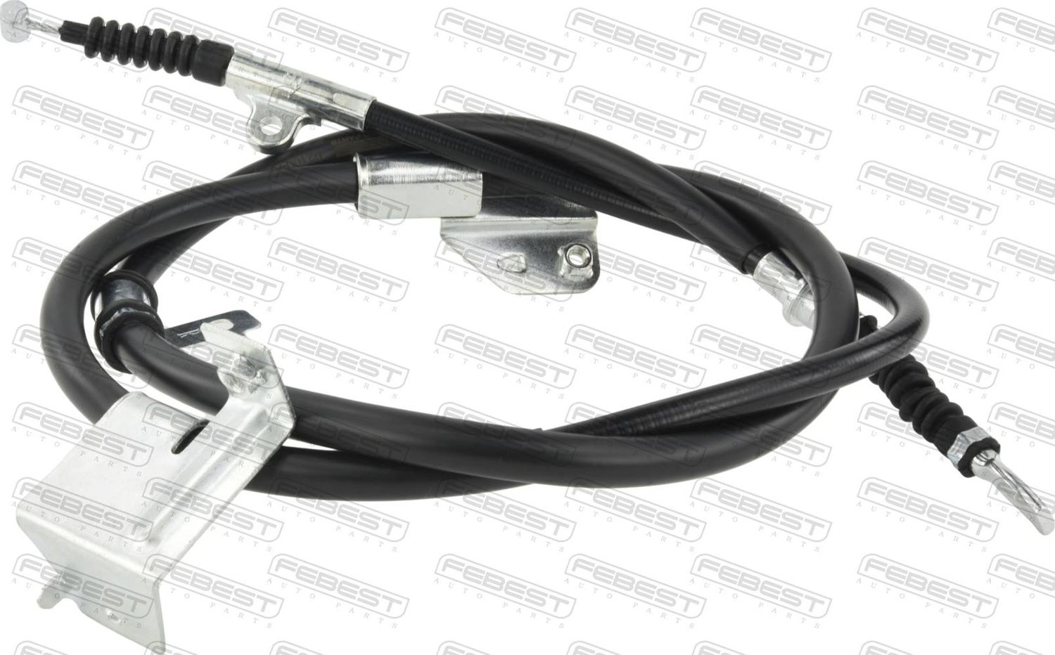 Трос ручника (тросик ручного тормоза) Febest. Артикул 02100-A33RH