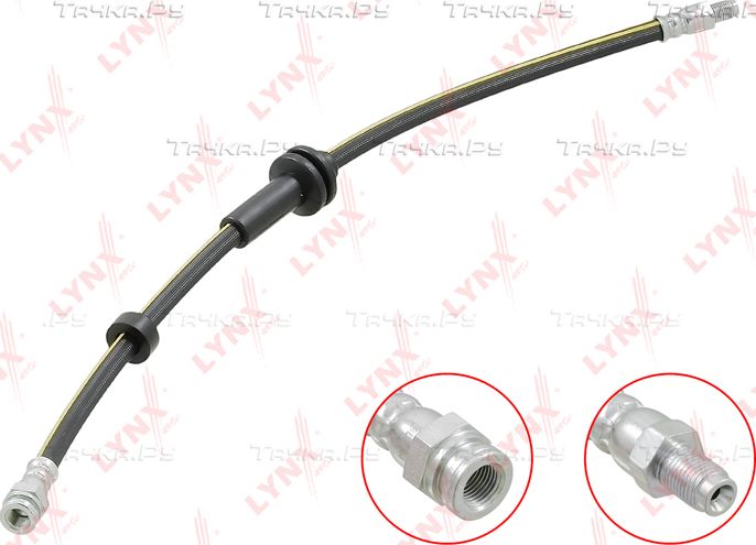 Тормозной шланг LYNXauto передний для Peugeot Boxer III 2006-2026. Артикул BL-3544