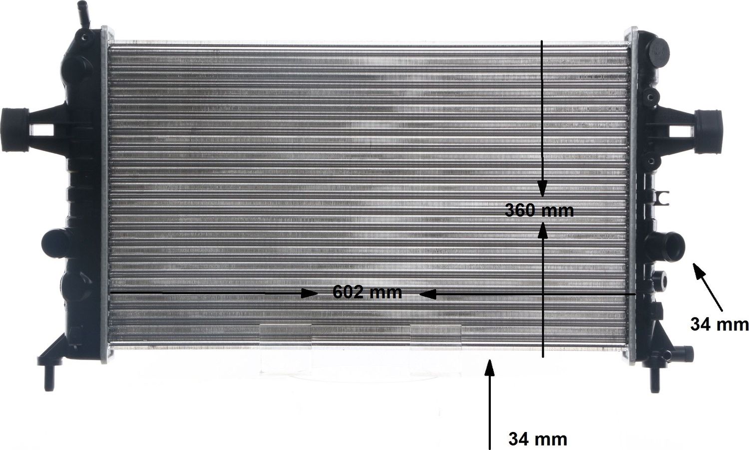 Радиатор охлаждения двигателя Mahle Behr. Артикул CR 574 000S
