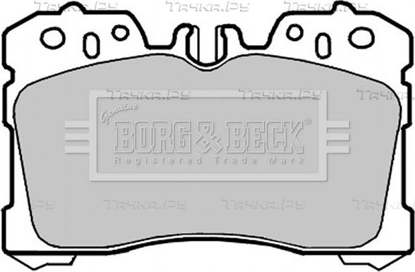 Тормозные колодки Borg & Beck передние для Lexus LS V 2017-2026. Артикул BBP2127