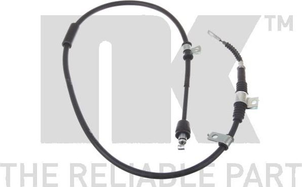 Трос ручника (тросик ручного тормоза) NK. Артикул 903530