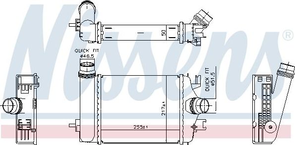 Интеркулер Nissens ** FIRST FIT ** для Renault Clio V 2019-2026. Артикул 961313
