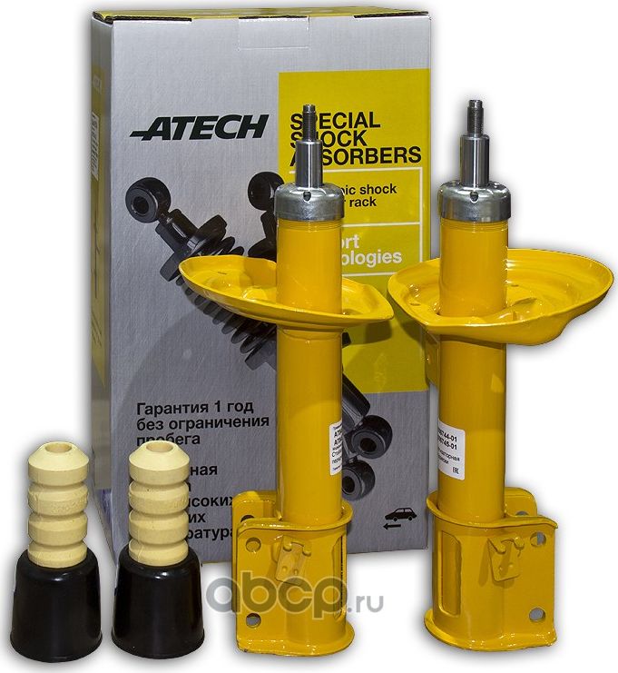 Амортизатор передний (стойка) ВАЗ 2180 Веста (отбойн.+пыльн.) Special-Oil ATECH (A-Tech) A-Tech. Артикул AT10211