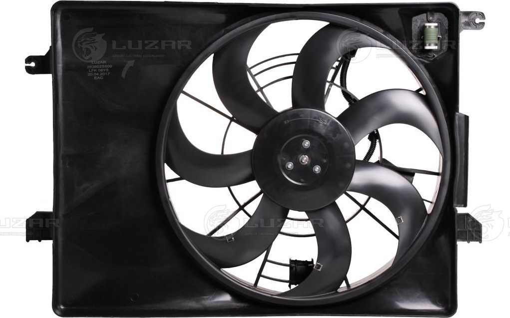 Вентилятор, мотор печки (отопителя) салона Luzar. Артикул LFK 08Y5
