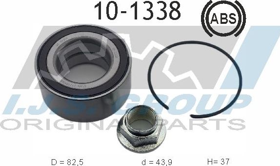 Ступичный подшипник (комплект) IJS Group. Артикул 10-1338