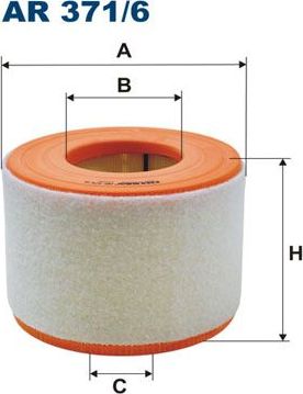 Воздушный фильтр Filtron. Артикул AR 371/6