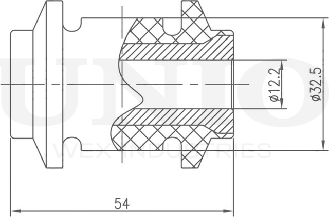 Сайлентблок рычага подвески (Unio). Артикул RMP-20027