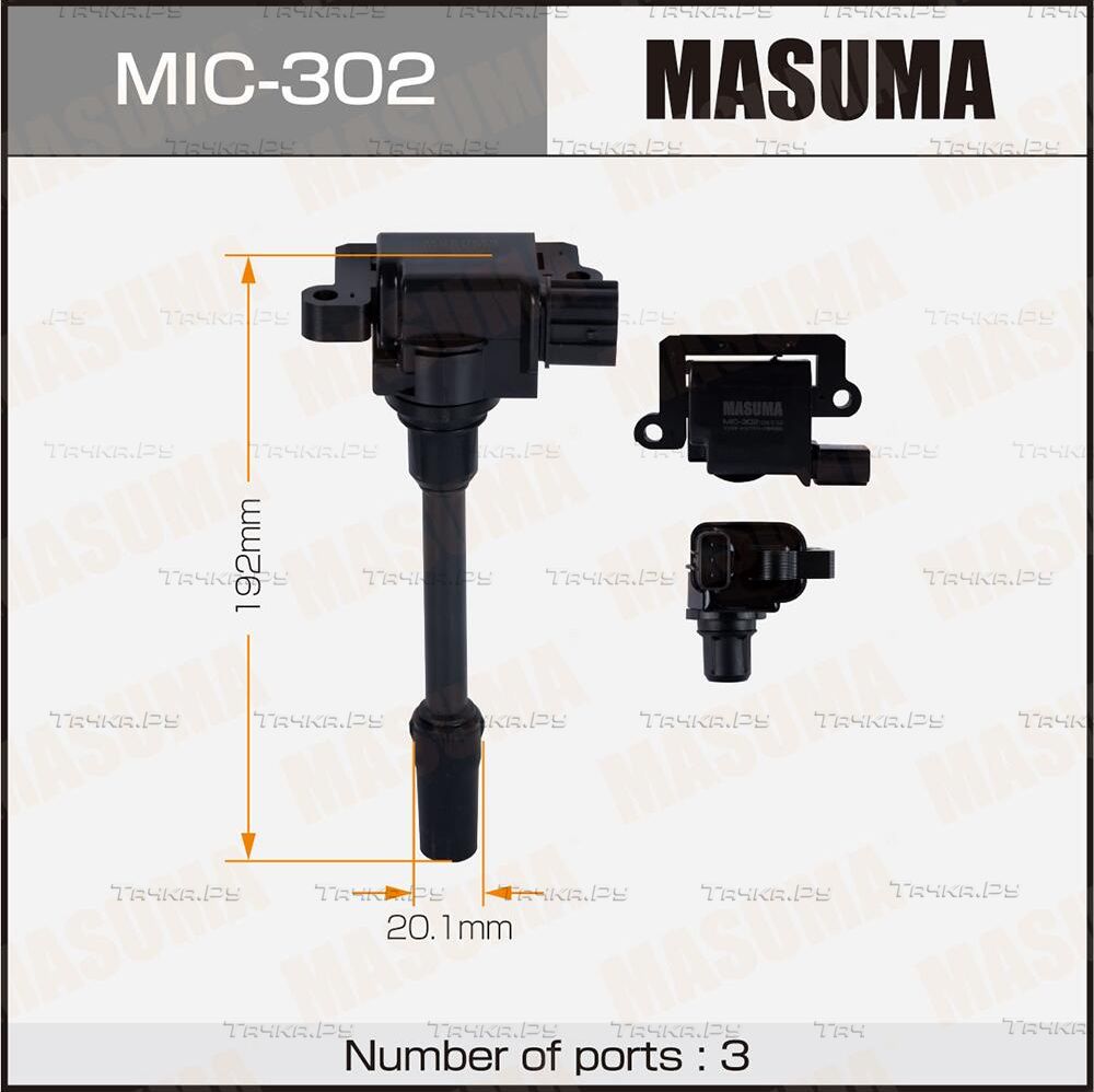 Катушка зажигания (Masuma). Артикул MIC302