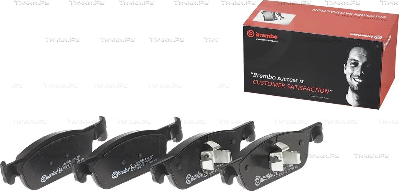 Тормозные колодки Brembo PRIME LINE передние для Dacia Sandero II 2015-2026. Артикул P 68 065