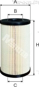 Масляный фильтр MFilter для Renault Grand Scenic III 2009-2015. Артикул TE 645