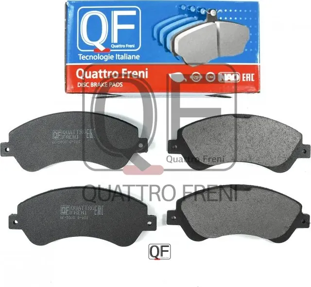 Колодки тормозные дисковые передние к-т (Quattro Freni). Артикул qf500800