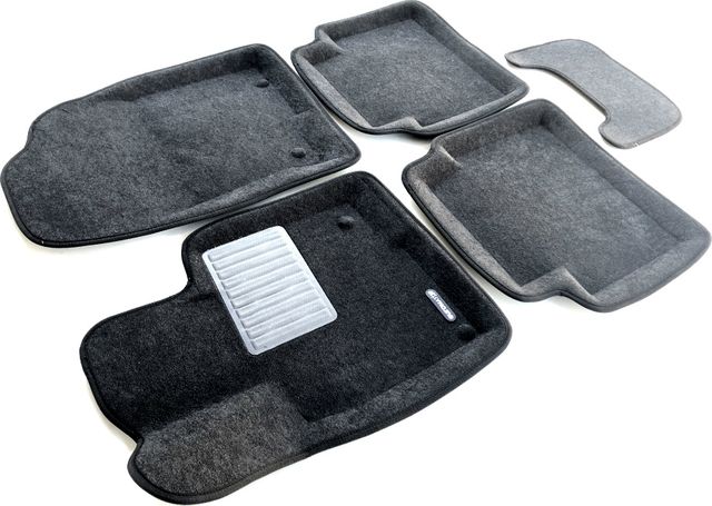 Коврики текстильные Euromat 3D Business для салона Mazda CX-5 II 2017-2026 Темно-серые. Артикул EMC3D-003414G