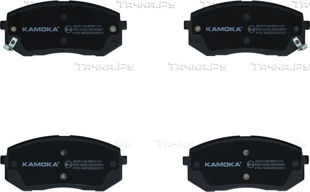 Тормозные колодки Kamoka передние для Kia Ceed II 2012-2018. Артикул JQ101149