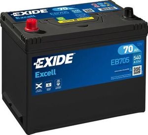 Аккумулятор Exide Excell ** для Mitsubishi Pajero II 1990-2000. Артикул EB705