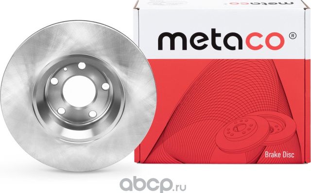 Диск тормозной передний вентилируемый (Metaco). Артикул 3050276