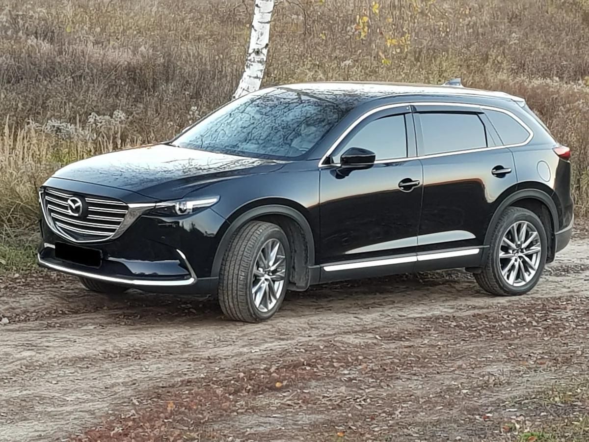 Дефлекторы Cobra Tuning для окон с хромированным молдингом Mazda CX-9 II 2017-2026. Артикул M24417CR