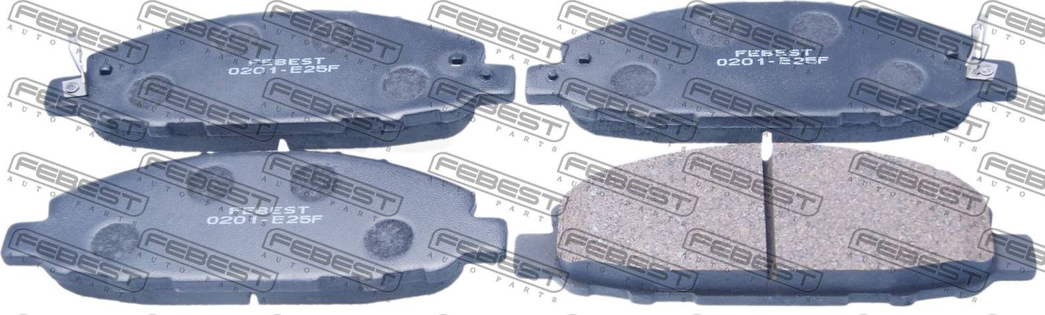 Тормозные колодки Febest. Артикул 0201-E25F