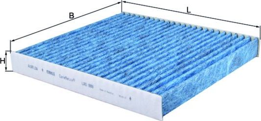 Салонный фильтр Mahle-Knecht CareMetix®. Артикул LAO 888