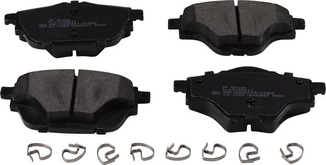 Тормозные колодки JP Group задние для Citroen Grand C4 SpaceTourer 2018-2026. Артикул 3163700610