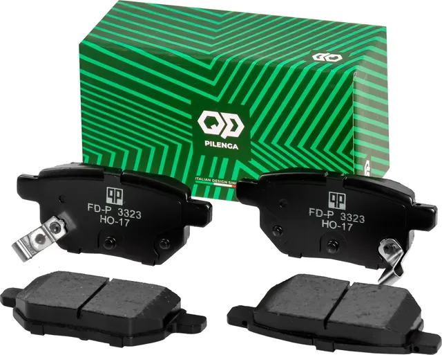 PILENGA Колодки тормозные дисковые задние  TOYOTA COROLLA  PRIUS  YARIS  AURIS. Артикул fd-p3323