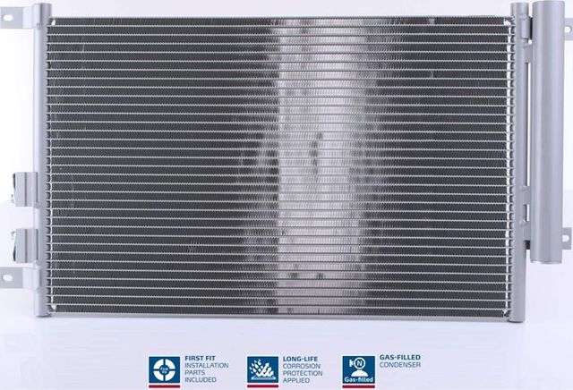 Радиатор кондиционера (конденсатор) Nissens (алюминий) для Alfa Romeo 147 I 2002-2010. Артикул 94746