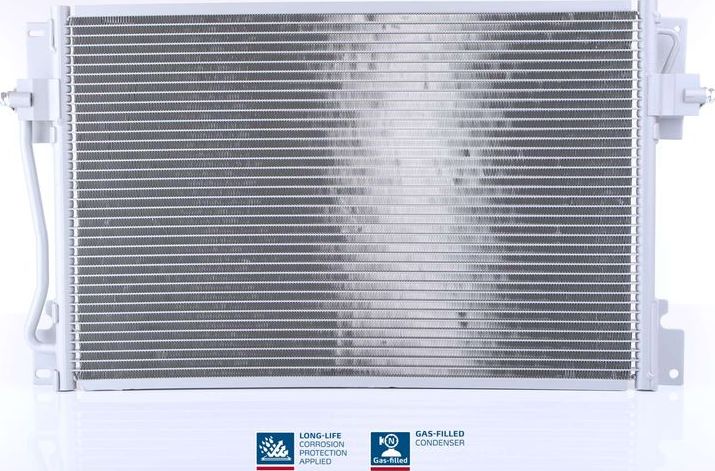 Радиатор кондиционера (конденсатор) Nissens (алюминий). Артикул 94182