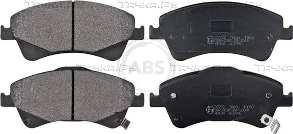Тормозные колодки ABS передние для Toyota Auris II 2012-2015. Артикул 37722
