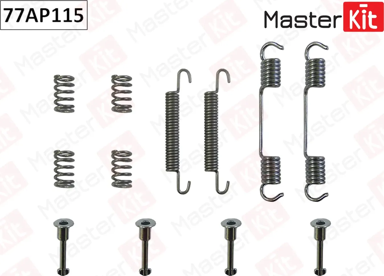 Комплект монтажный тормозных колодок (Master KIT). Артикул 77AP115