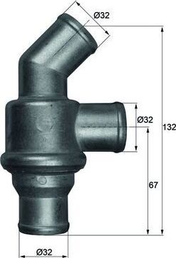 Термостат Mahle Behr для BMW 3 I (E21) 1975-1984. Артикул TH 16 80