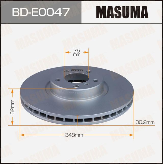 Тормозной диск Masuma. Артикул BD-E0047