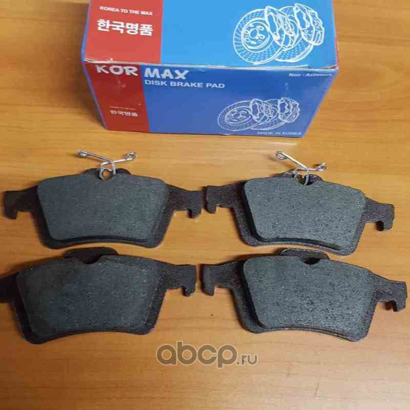 Колодки тормозные, задние (с антискрипной пластиной) D3132 (Kormax) Kormax. Артикул KBP078