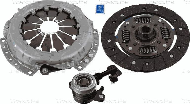Сцепление (комплект) SACHS Kit plus CSC для Nissan Sentra VII (B17) 2014-2019. Артикул 3000 990 523
