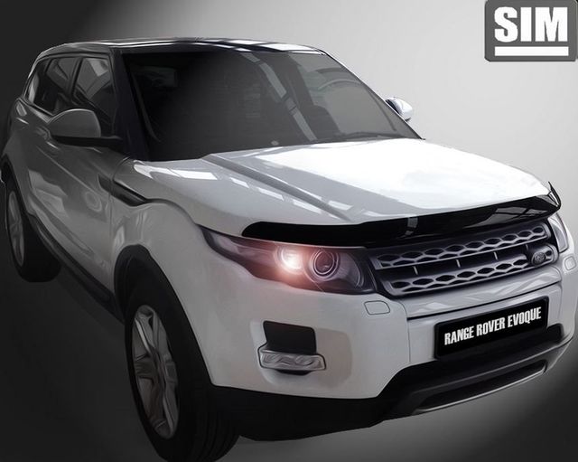 Дефлектор SIM для капота Land Rover Range Rover Evoque I 2011-2018. Артикул SLREVO1112