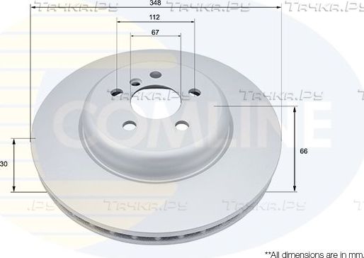 Тормозной диск Comline Comline. Артикул ADC5018V