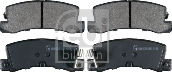 Тормозные колодки Febi Bilstein задние для Toyota Corolla E80 1983-1988. Артикул 16580