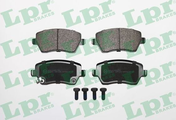 Тормозные колодки LPR. Артикул 05P1229