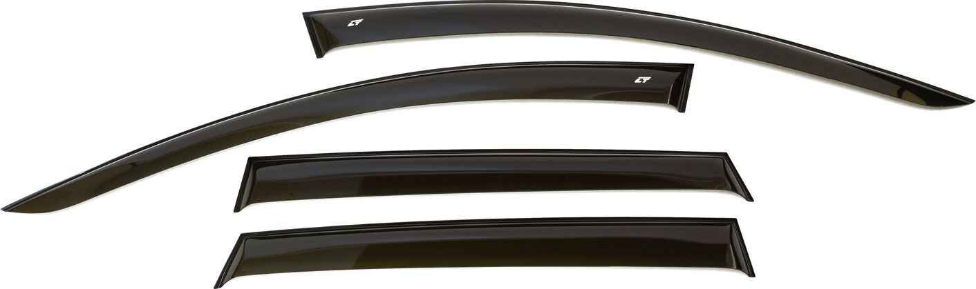 Дефлекторы Cobra Tuning широкие для окон Renault Duster II 2021-2026. Артикул RE14717