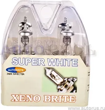 ЛАМПА 12V H4 60/55W AUTOBRITE XENO BRITE 2 ШТ. DUOBOX H412V6055XB Autobrite. Артикул H412V6055XB