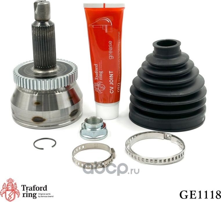 ШРУС НАРУЖНЫЙ ПЕРЕДНИЙ, KIA SORENTO II 09- 2.4I (Traford Ring). Артикул GE1118