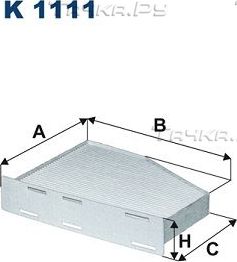 Салонный фильтр Filtron для Volkswagen Golf Plus I 2004-2013. Артикул K 1111
