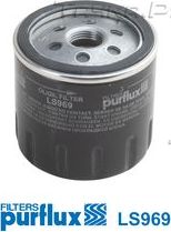 Масляный фильтр Purflux для Volkswagen Golf VI 2007-2013. Артикул LS969