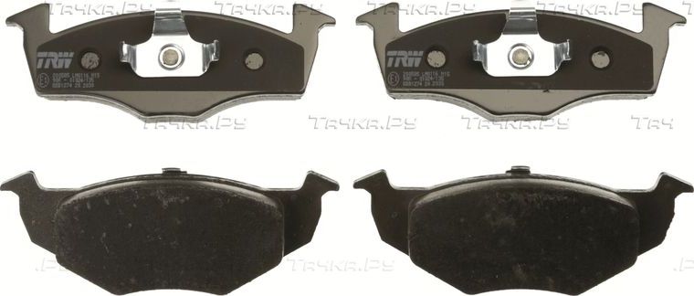 Тормозные колодки TRW COTEC передние для Skoda Fabia I 1999-2008. Артикул GDB1274