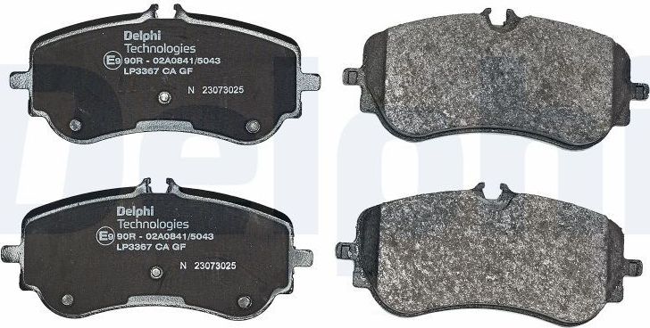 Тормозные колодки Delphi (Low-Metallic). Артикул LP3367
