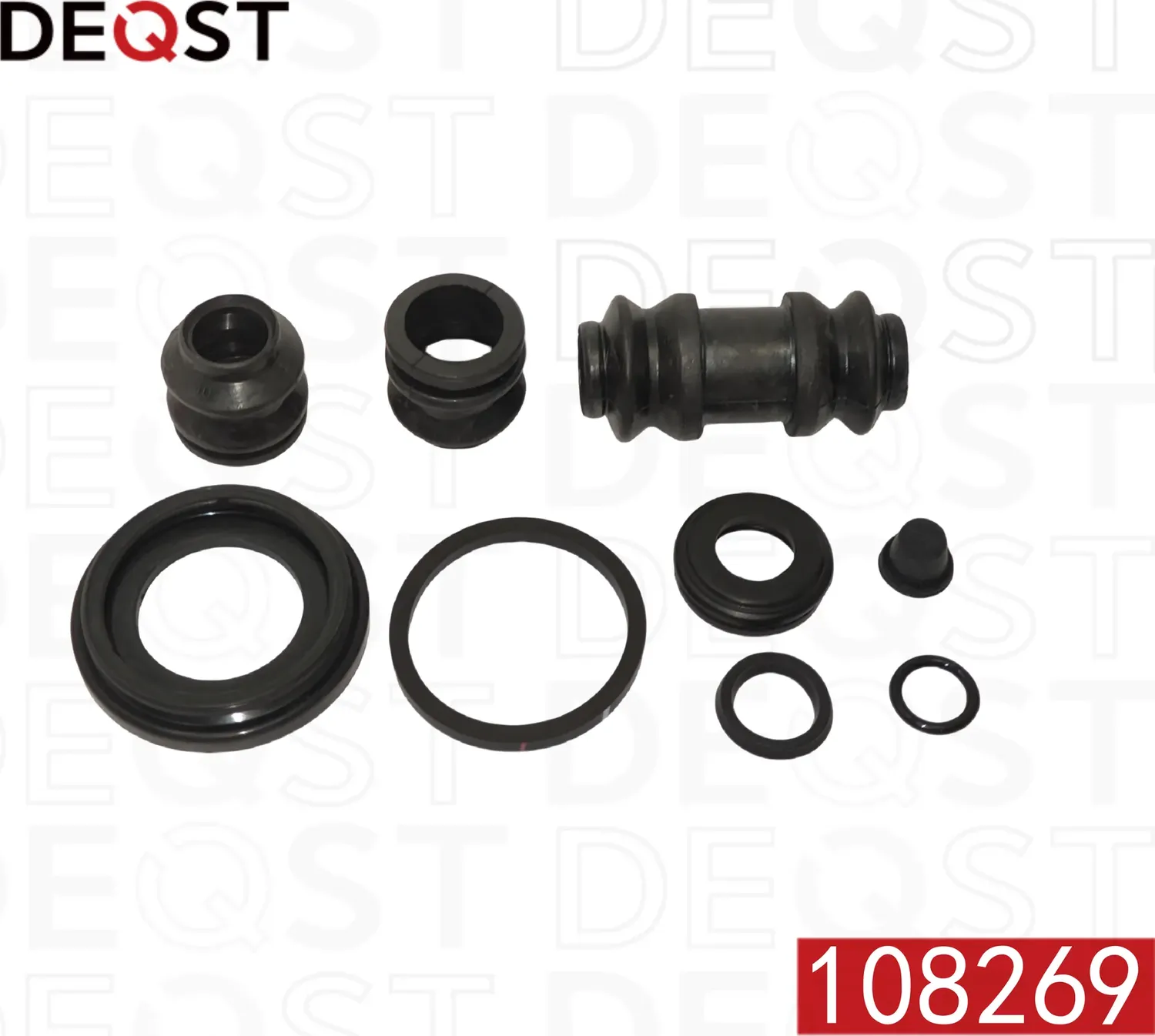 Ремкомплект тормозного суппорта заднего (для поршня O 34 mm  суппорт Kpw). KIA Carens I 00-02 / Cera (Deqst). Артикул 108269