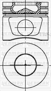 Поршень Yenmak для SEAT Altea I 2004-2015. Артикул 31-04298-050
