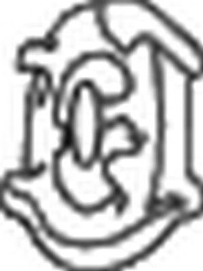 Крепление глушителя Bosal. Артикул 255-079